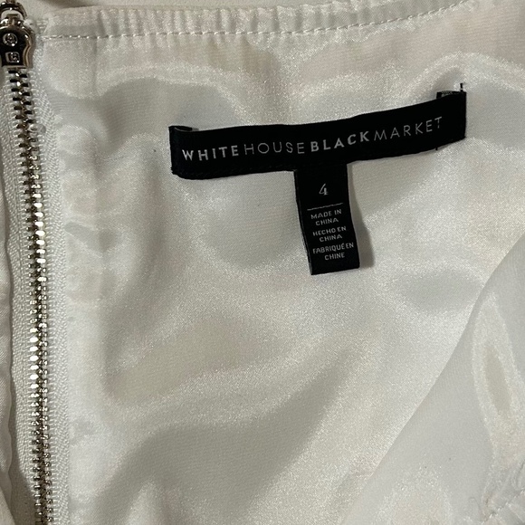 White House Black Market Ruffle Dress/Size 4 - Picture 7 of 10